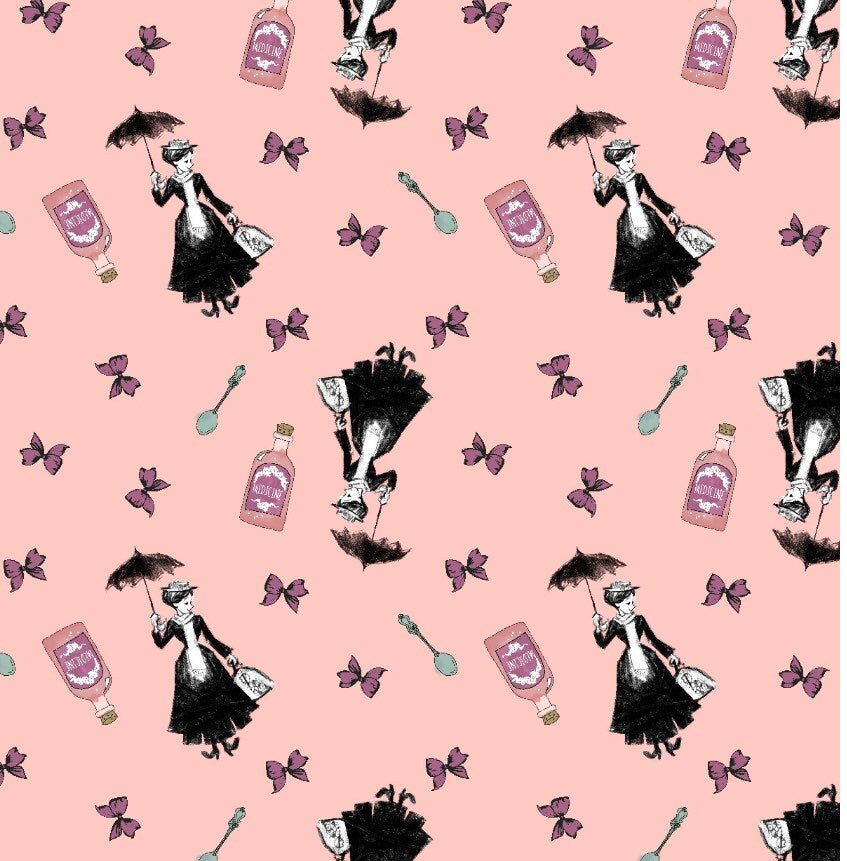 Spoonful of Sugar Tie Back Surgical Scrub Cap with mask button option